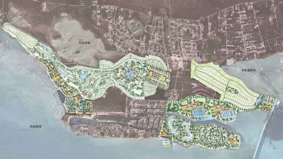巴哈马珊瑚港项目总规划图