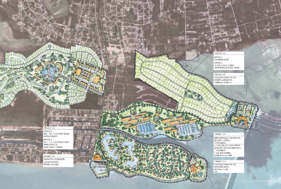 巴哈马珊瑚港东区项目规划图