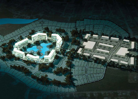巴哈马珊瑚港高尔夫球场公寓模型图