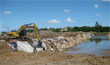 west island mauritius constructing the marina canals