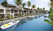 luxury inifinity pool at west island mauritius